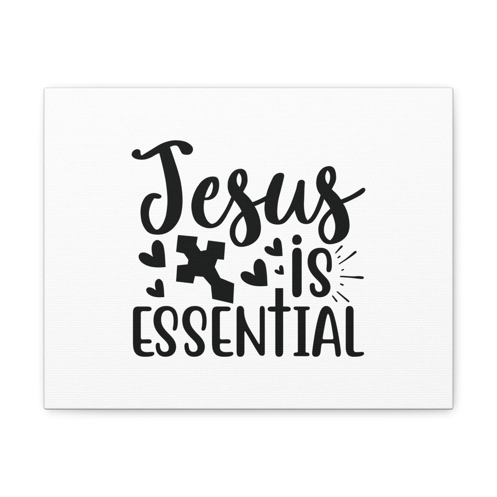 Scripture Walls John 14:6 Jesus Is Essential Cross Bible Verse Canvas Christian